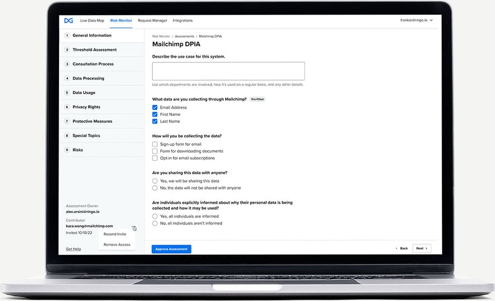 Advanced Analytics and Data Visualization Platform on Laptop