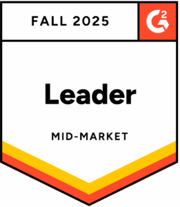 G2 award Fall 2025 - Mid Market Leader