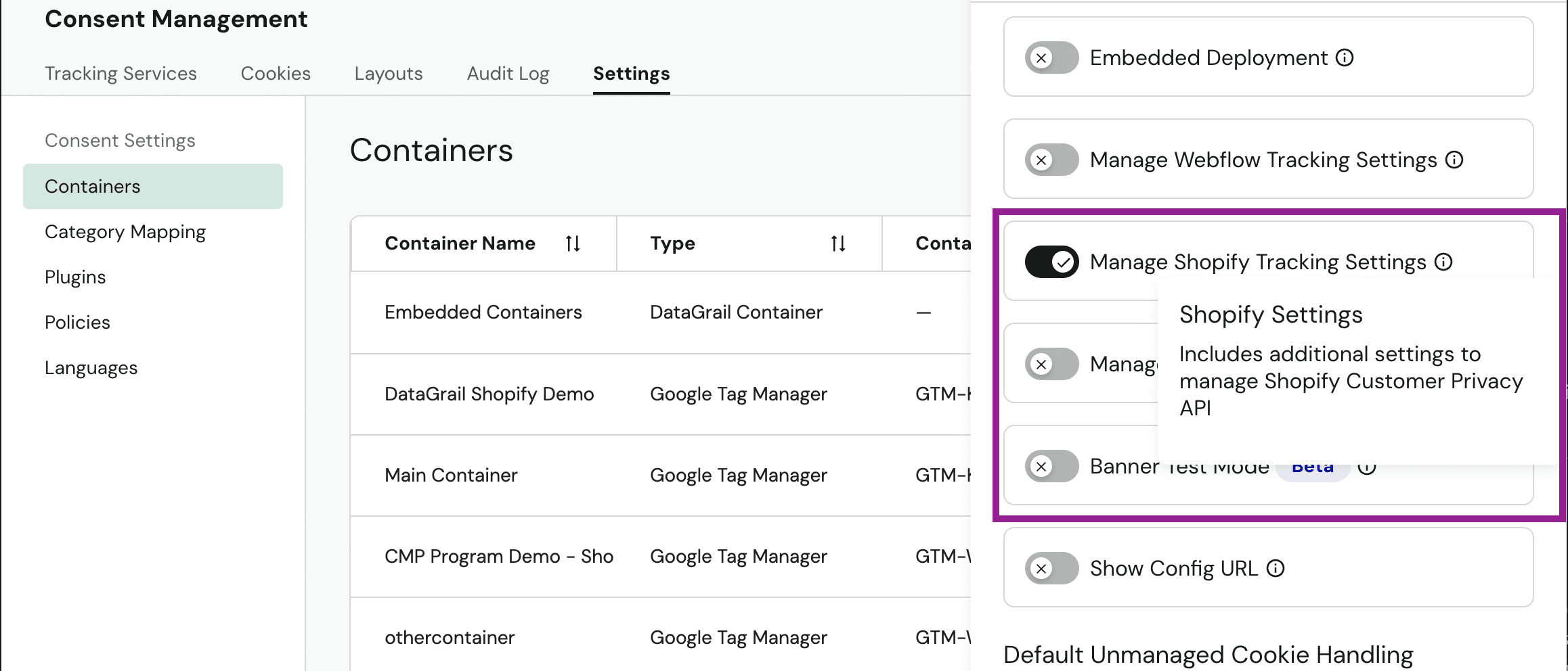 1 Shopify integration | DataGrail