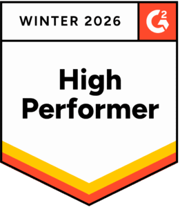 G2 award Winter 2026 - High Performer