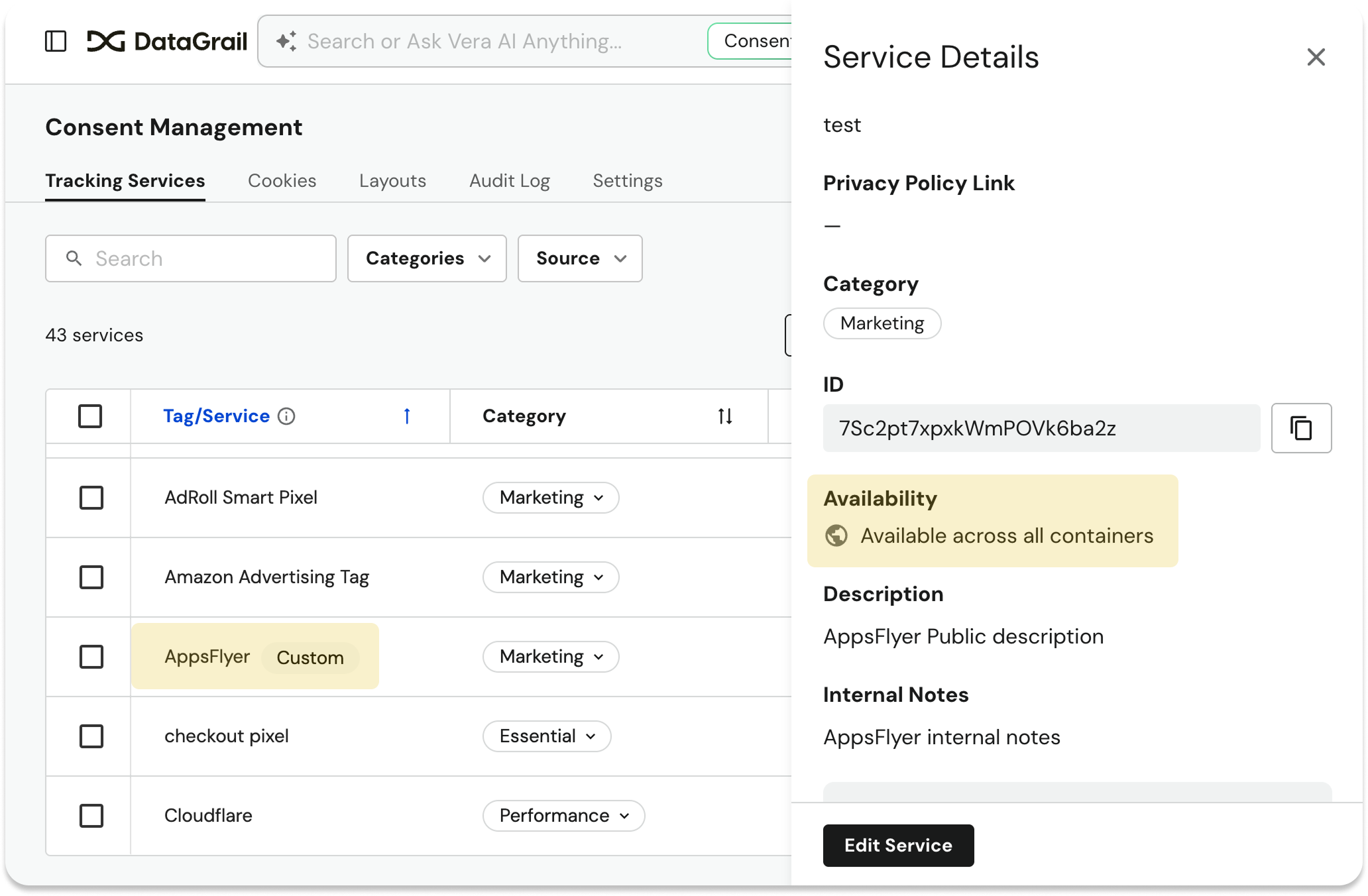 Consent cross container | DataGrail